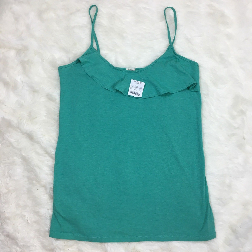 J. Crew Women's Size XS Aqua Spaghetti Strap Tank